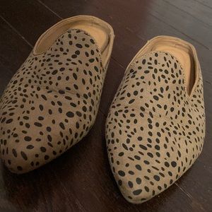 Cheetah print flats